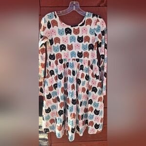 Hanna Andersson Girls Long Sleeve Skater Dress